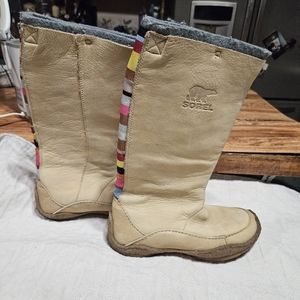 Sorel Pre-owned Tall Suede Boots Sz 6